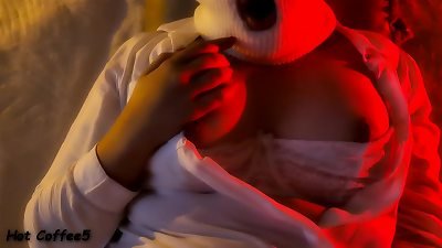 He cum on my new underpants and then put man rod in my tight pussy. scorching Coffee devil Valentines Day plow