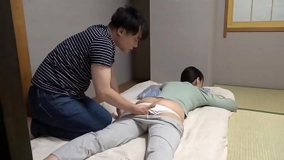 #3 StepSon Pulls his pants Down While giving her a Massage.